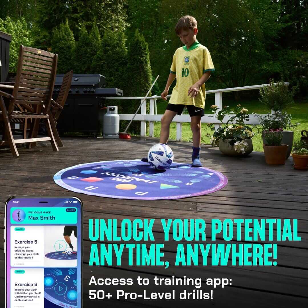 Cognitive + Footwork Soccer Training Mat | SenseMat 360 - Image 7