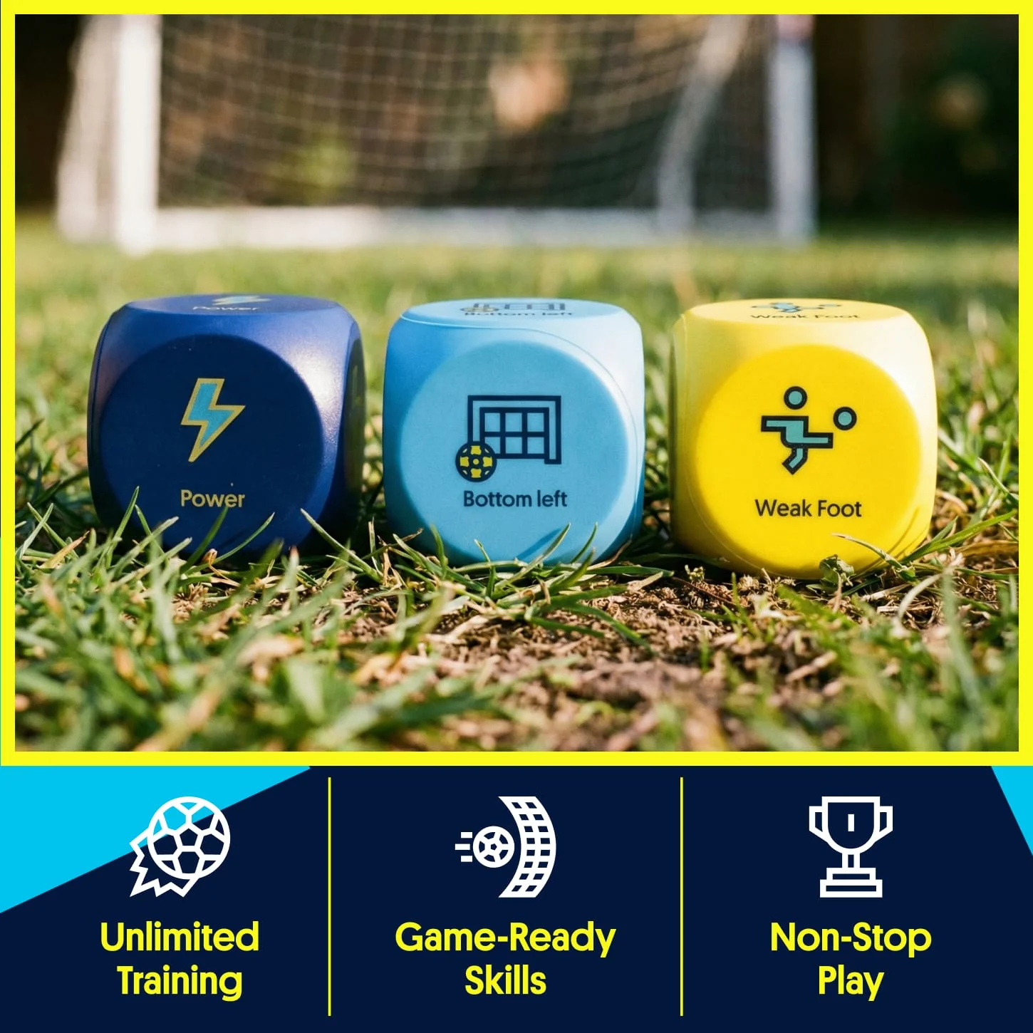 Open Goaaal® Soccer Training Dice | The 216-Drill Coaching System - Image 3